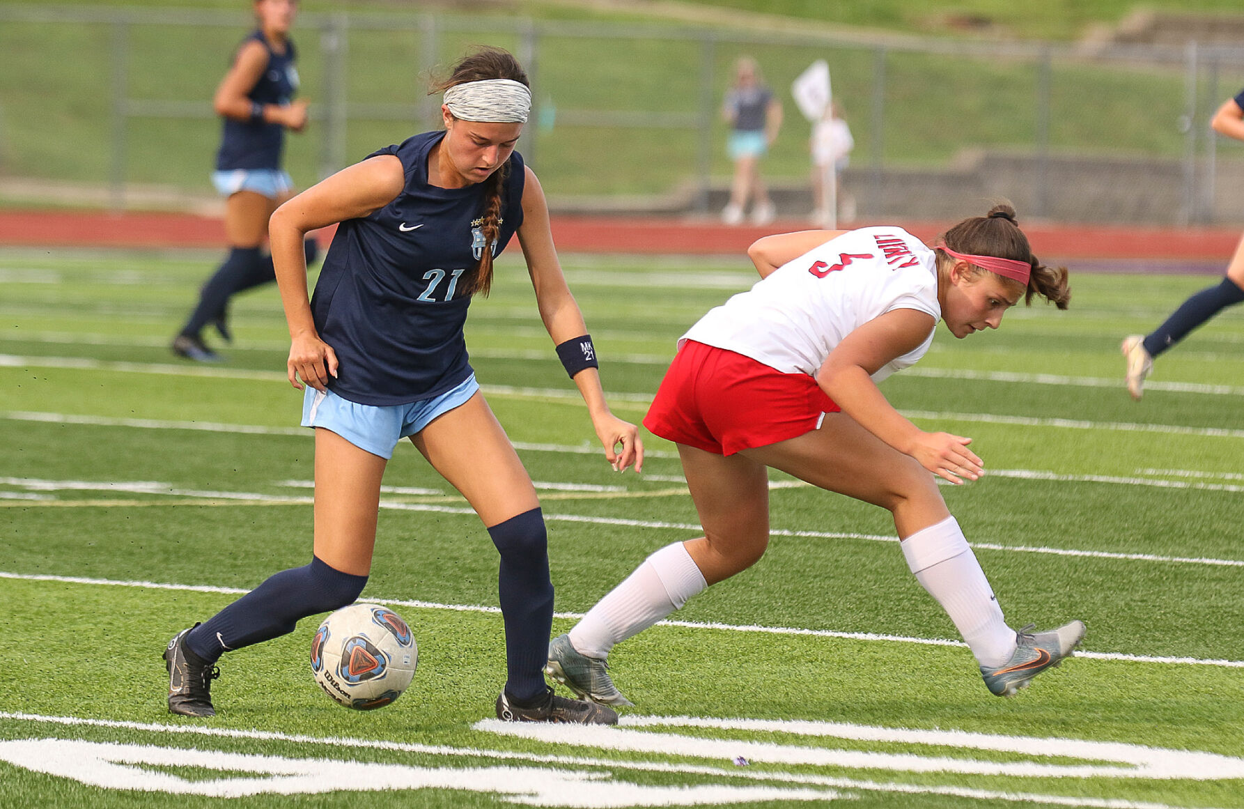 St. Dominic vs. Liberty girls soccer